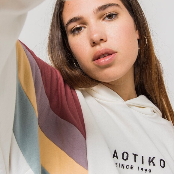 KAOTIKO- limited edition hoodie w/chevron detail - Picture 1 of 10